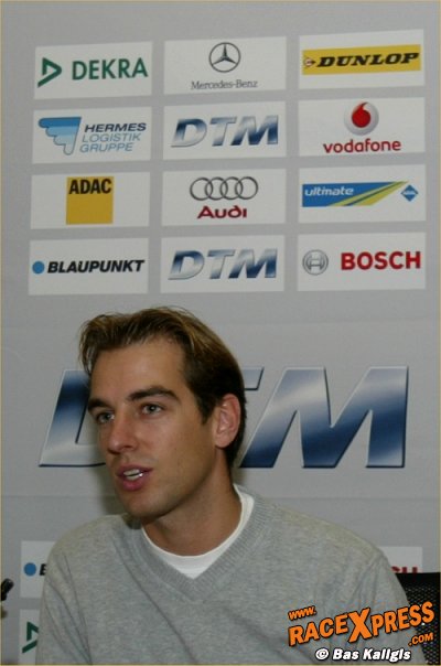 Jeroen Bleekemolen tijdens DTM persconferentie